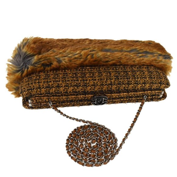 Authenticity Guarantee CHANEL CC Logo 2Way Chain Shoulder Clutch Bag - Picture 13 of 16